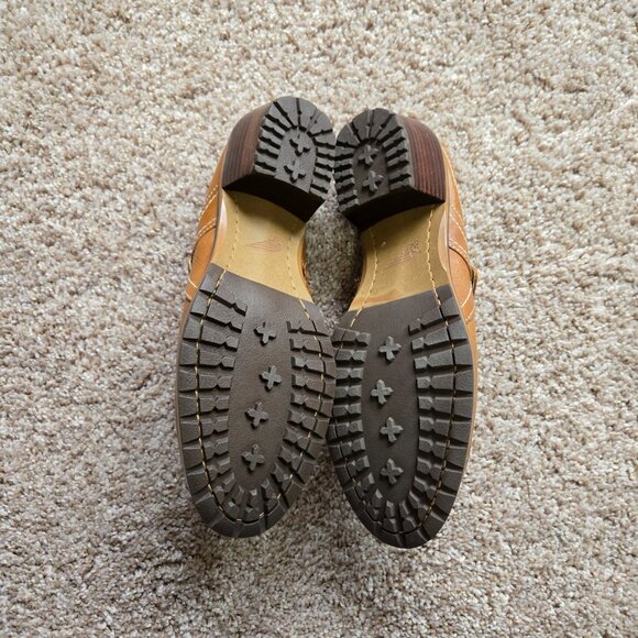 Red Wing Shoes Women's 7D Celina Mule Clog Brown Leather Casual Block Heels 4908 - Picture 6 of 6